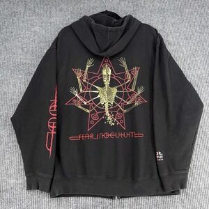 Tool Fear Inoculum Hoodie Large Black Concert Merch Band Zip Up Streetwear